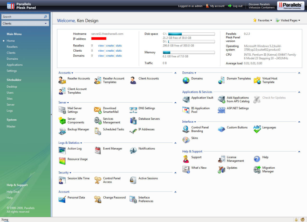 Free Vista Panel Reseller Hosting